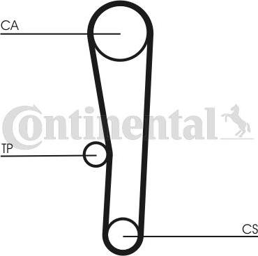 CONTITECH CT 1062 - Vaxt kəməri furqanavto.az