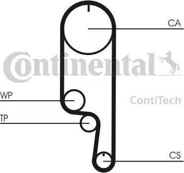 Continental CT1008 - Vaxt kəməri furqanavto.az