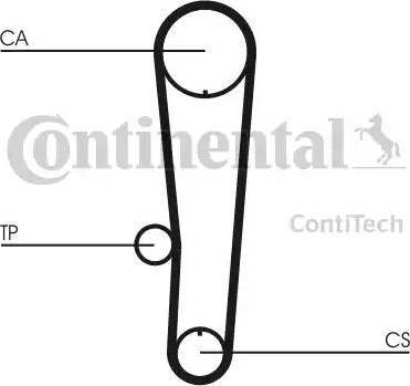 Continental CT1017 - Vaxt kəməri furqanavto.az