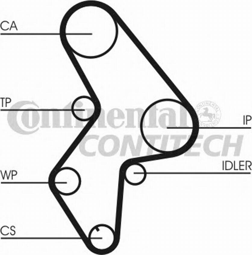 Contitech CT1031WP1 - --- furqanavto.az