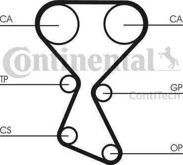 Continental CT1027 - Vaxt kəməri furqanavto.az