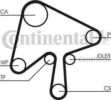 Continental CT1136K1 - Vaxt kəməri dəsti furqanavto.az