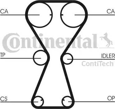 Continental CT826 - Vaxt kəməri furqanavto.az