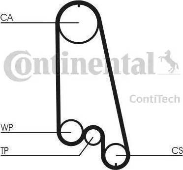 Continental CT874WP1 - Vaxt kəməri dəsti furqanavto.az