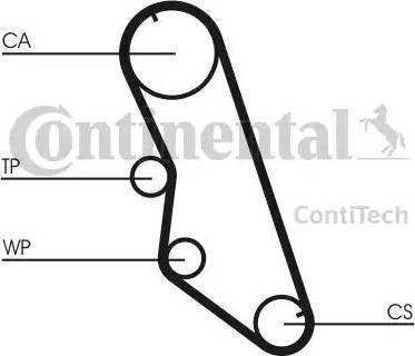 Continental CT754WP1 - Su Pompası və Vaxt Kəməri Dəsti furqanavto.az