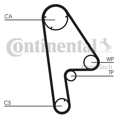 Continental CT763 - Vaxt kəməri furqanavto.az