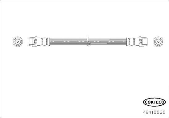 Corteco 49418868 - Əyləc şlanqı furqanavto.az