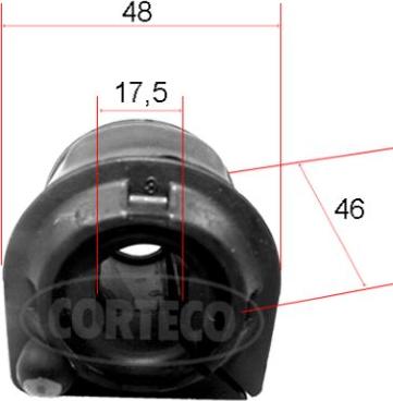 Corteco 49371888 - Dəstək kol, stabilizator furqanavto.az