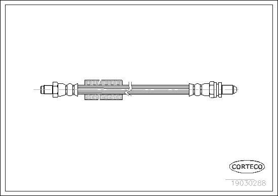 Corteco 19030288 - Əyləc şlanqı furqanavto.az