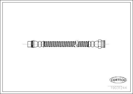 Corteco 19031244 - Əyləc şlanqı furqanavto.az