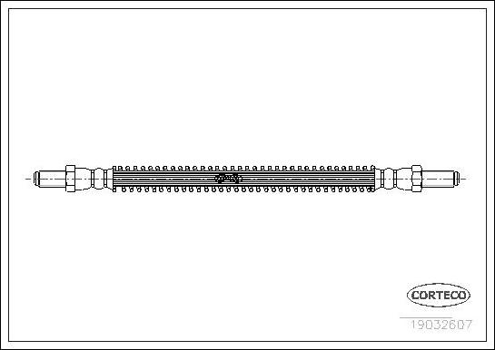 Corteco 19032607 - Əyləc şlanqı furqanavto.az