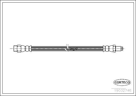 Corteco 19032746 - Əyləc şlanqı furqanavto.az