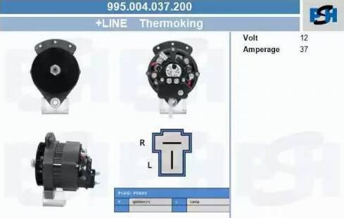 PSH 995.004.037.200 - Alternator furqanavto.az