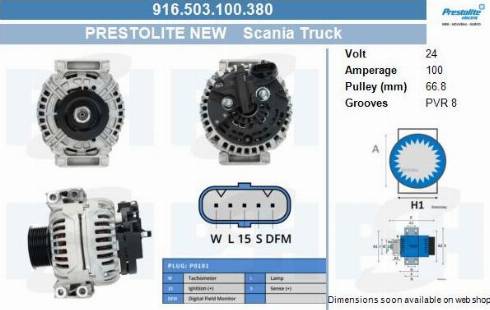 PSH 916.503.100.380 - Alternator furqanavto.az