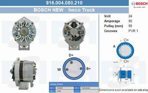 PSH 916.004.080.210 - Alternator furqanavto.az