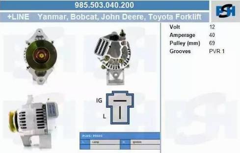 PSH 985.503.040.200 - Alternator furqanavto.az