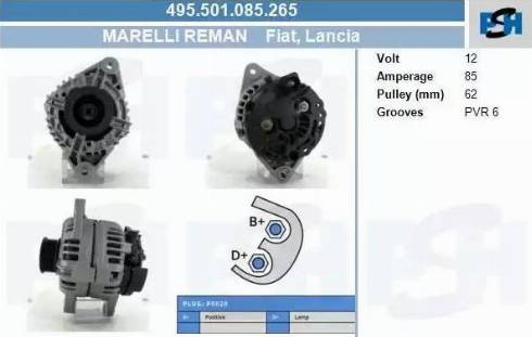 PSH 495.501.085.265 - Alternator furqanavto.az