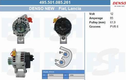 PSH 495.501.085.261 - Alternator furqanavto.az