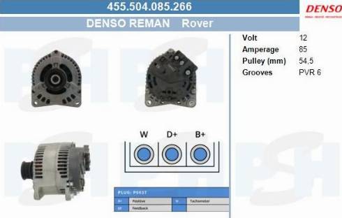 PSH 455.504.085.266 - Alternator furqanavto.az