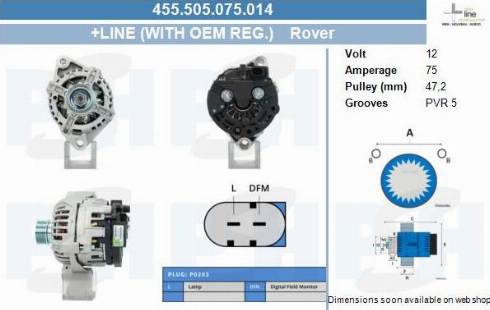 PSH 455.505.075.014 - Alternator furqanavto.az