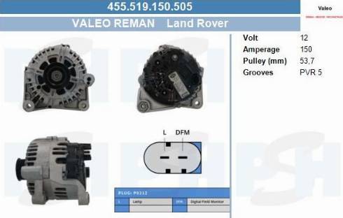 PSH 455.519.150.505 - Alternator furqanavto.az