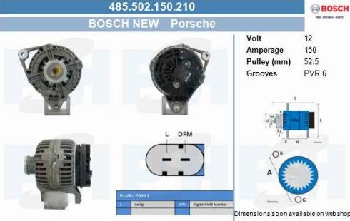 PSH 485.502.150.210 - Alternator furqanavto.az