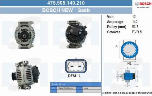 PSH 475.505.140.210 - Alternator furqanavto.az