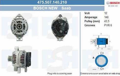 PSH 475.507.140.210 - Alternator furqanavto.az