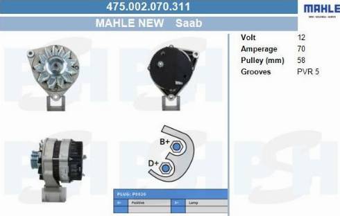 PSH 475.002.070.311 - Alternator furqanavto.az