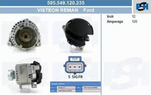 PSH 595.549.120.235 - Alternator furqanavto.az