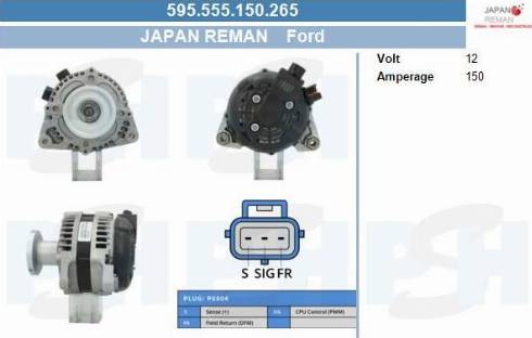 PSH 595.555.150.265 - Alternator furqanavto.az