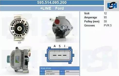 PSH 595.514.095.200 - Alternator furqanavto.az