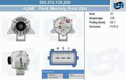 PSH 595.512.130.200 - Alternator furqanavto.az