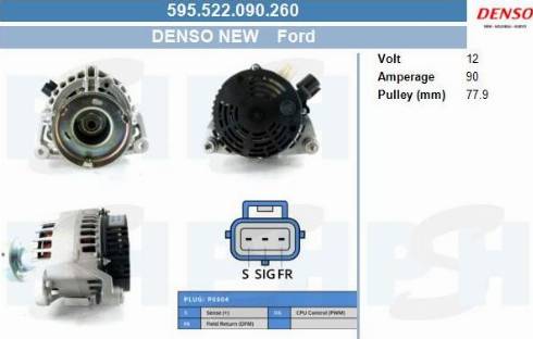 PSH 595.522.090.260 - Alternator furqanavto.az