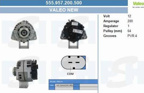 PSH 555.957.200.500 - Alternator furqanavto.az