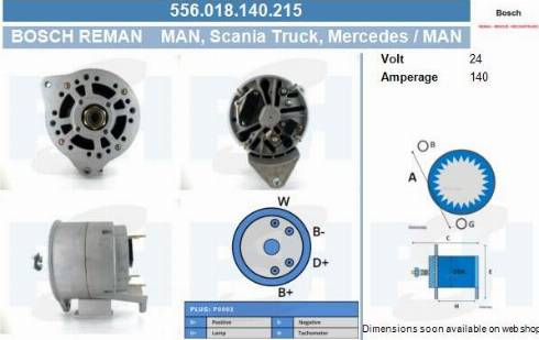 PSH 556.018.140.215 - Alternator furqanavto.az