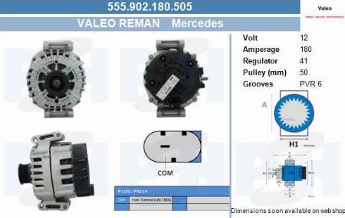 PSH 555.902.180.505 - Alternator furqanavto.az