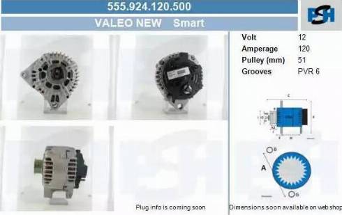 PSH 555.924.120.500 - Alternator furqanavto.az