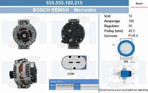 PSH 555.555.180.215 - Alternator furqanavto.az