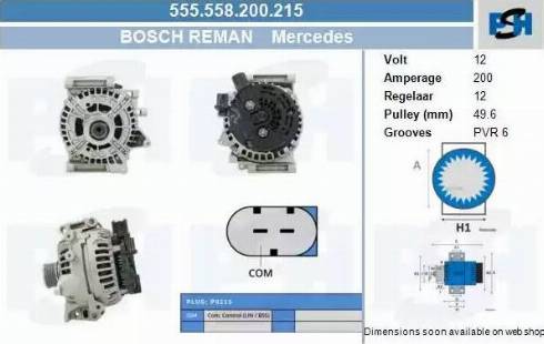 PSH 555.558.200.215 - Alternator furqanavto.az