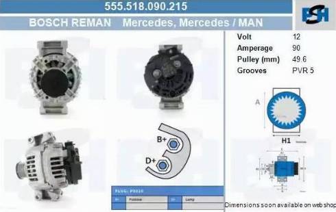 PSH 555.518.090.215 - Alternator furqanavto.az