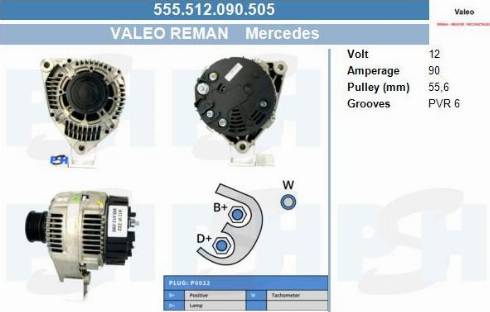 PSH 555.512.090.505 - Alternator furqanavto.az