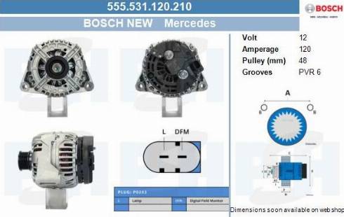 PSH 555.531.120.210 - Alternator furqanavto.az