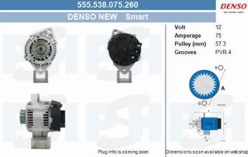 PSH 555.538.075.260 - Alternator furqanavto.az