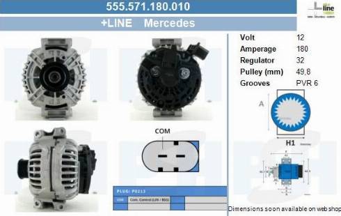 PSH 555.571.180.010 - Alternator furqanavto.az