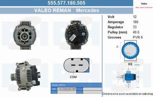 PSH 555.577.180.505 - Alternator furqanavto.az