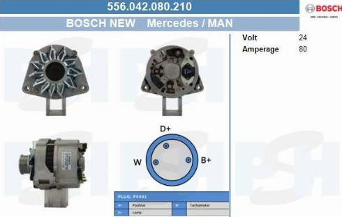 PSH 556.042.080.210 - Alternator furqanavto.az