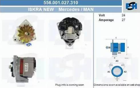 PSH 556.001.027.310 - Alternator furqanavto.az