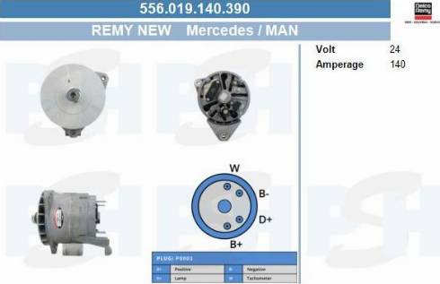 PSH 556.019.140.390 - Alternator furqanavto.az