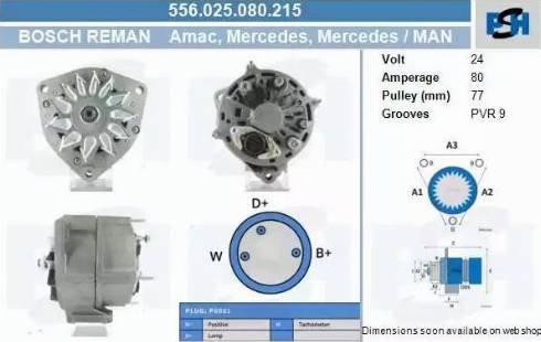 PSH 556.025.080.215 - Alternator furqanavto.az